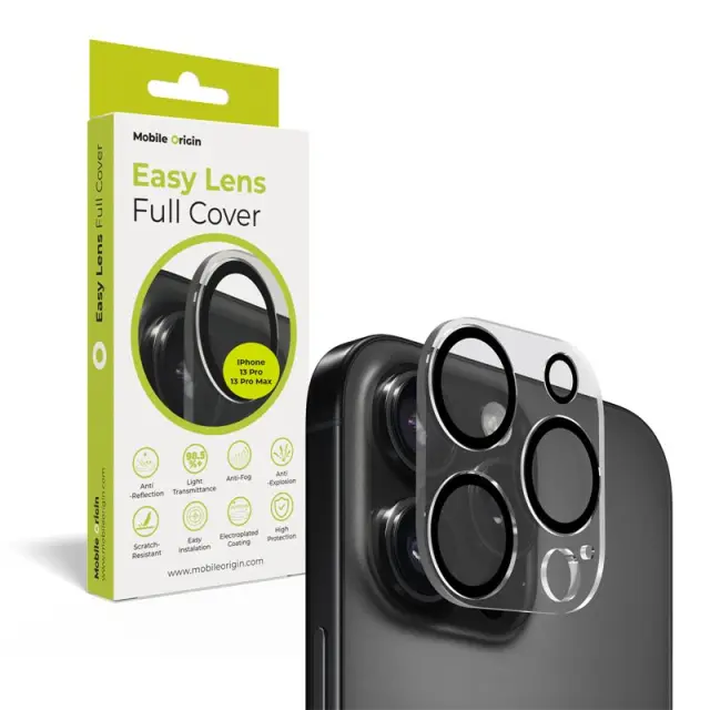 Mobile Origin Easy Lens full cover, clear - iPhone 13 Pro / 13 Pro Max
