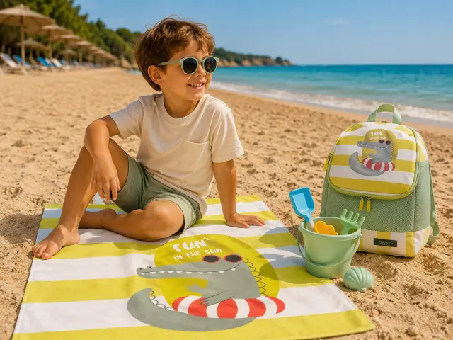 Saro: Πετσέτα Παραλίας Microfiber Fun in the Sun 90x160εκ. 2