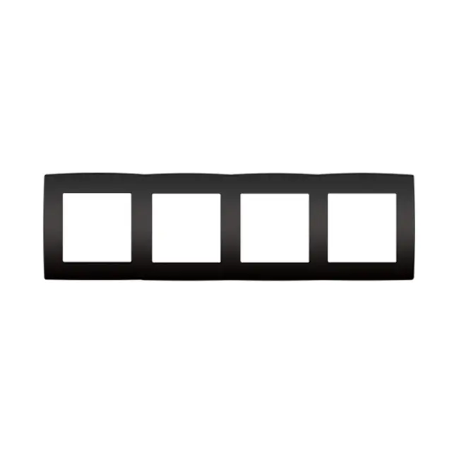 PRIME ΠΛΑΙΣΙΟ 4 ΘΕΣΕΩΝ ΜΑΤ ΑΝΘΡΑΚΙ IP20 / 1000119305