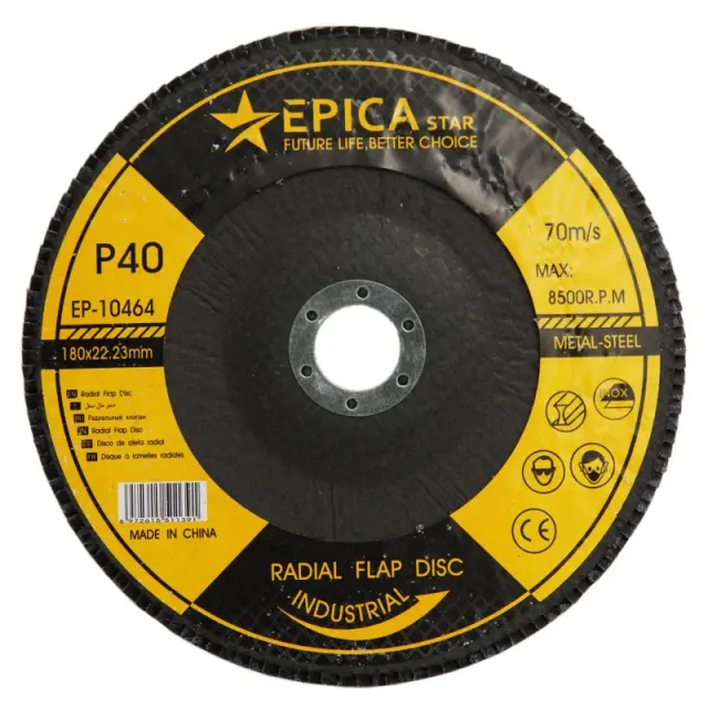 ΔΙΣΚΟΣ ΛΕΙΑΝΣΗΣ P40 180x22.23mm EPICA STAR TO-EP-10464 2