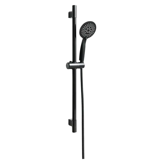 Bormann BTW9024 - Βέργα Ντουζ Μαύρη 70cm, Σετ Με Τηλέφωνο (061489)