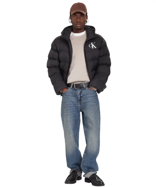 Calvin Klein - Ανδρικό Χειμωνιάτικο Μπουφάν Regular Fit LV04RD528G-UB1 Μαύρο 3