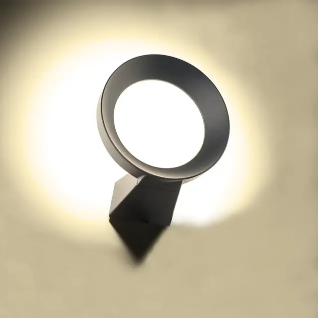 LED SMD WALL LUMINAIRE 8W 220LM 110° 230V AC 3.000K DARK GREY CRI80 IP54 30.000HRS / LG0901G 2