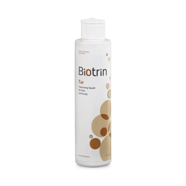 TARGET PHARMA Biotrin Tar Cleansing Liquid Υγρό Καθαρισμού Τριχωτού Κεφαλής & Σώματος Κατά της Σμηγματορροϊκής Δερματίτιδας & Υπερκεράτωσης 150ml 2