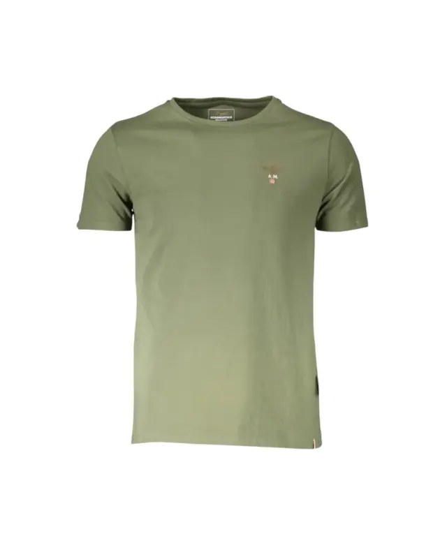 Aeronautica Militare - Ανδρική Κοντομάνικη Φανέλα SCOTI001J508-07001 Πράσινο 3