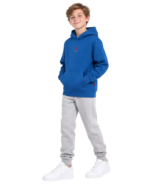 Jordan - Παιδική Ζακέτα Φούτερ Brooklyn JDB 95G314-UUG Μπλε 3