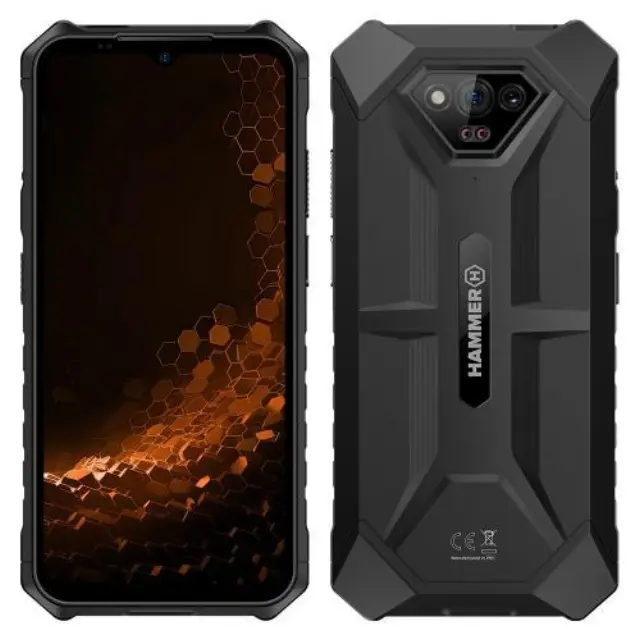 Κινητό Τηλέφωνο Hammer Iron V (Dual SIM) 64GB 6GB RAM Μαύρο N63674