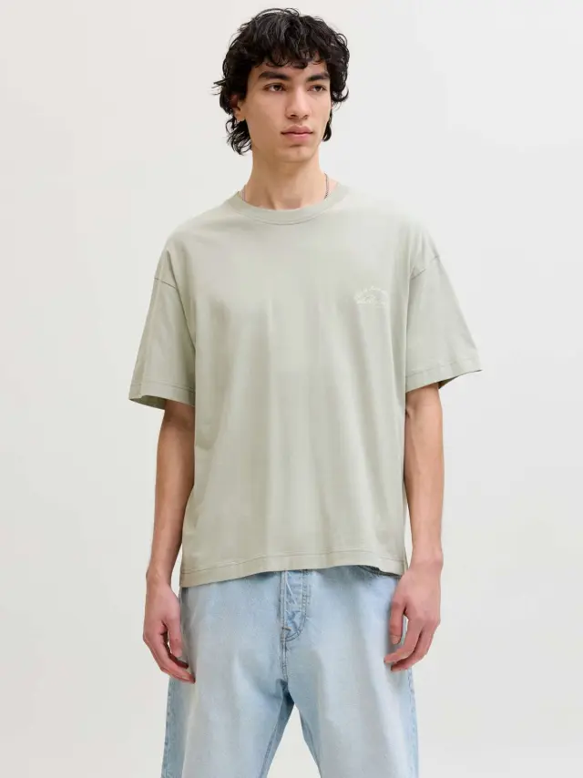 JORCOTEDAZUR MONO BACK TEE SS CN LN Seagrass - L 2