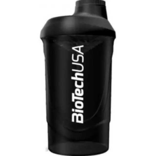 BioTechUSA Shaker Biotech Wave 600ml Black-Smoked (24010301)