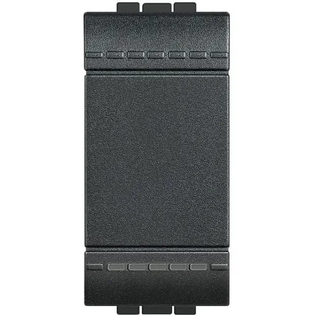 Rocker Switch LivingLight 1P 16A Anthracite