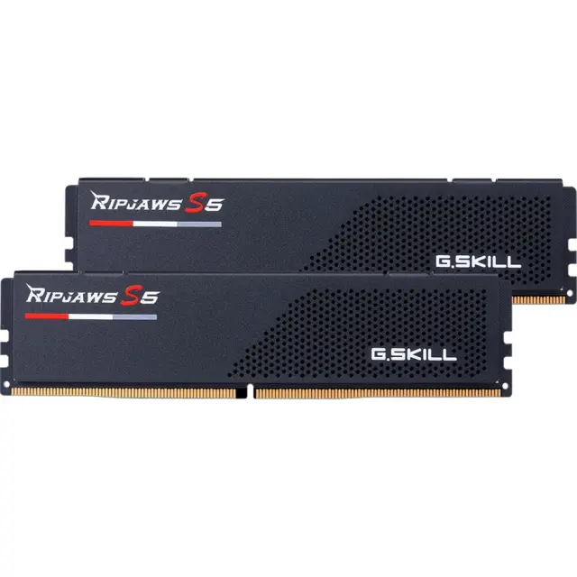 G.Skill DIMM 64 GB DDR5-6000 (2x 32 GB) Dual-Kit (black, F5-6000J3238G32GX2-RS5K, Ripjaws S5, INTEL XMP)