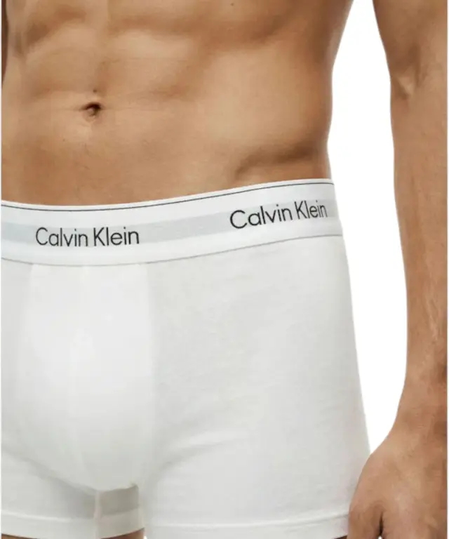 Calvin Klein - Ανδρικά Μποξεράκια 3Pack Low Rise Trunk LV00NB4389-4NC Μαύρο/Γκρί/Μπλε 3