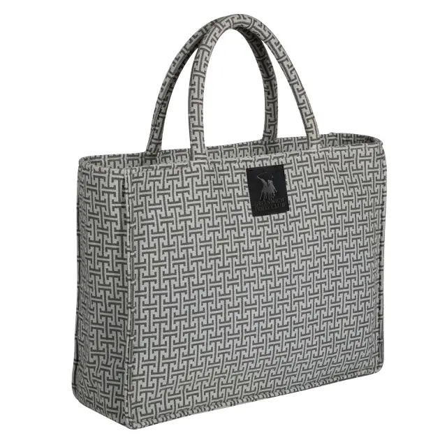 Τσάντα Θαλάσσης 46x36 Greenwich Polo Club 4086 Grey 70% Βαμβάκι-30% Πολυέστερ 2