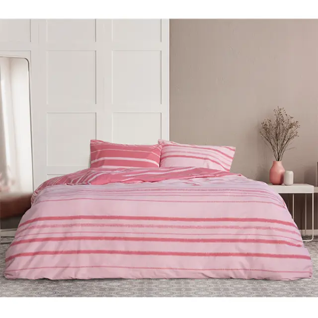 Σετ Σεντόνια Μονά 3τμχ (160x270) Kilim Pink βαμβακερά Kocoon