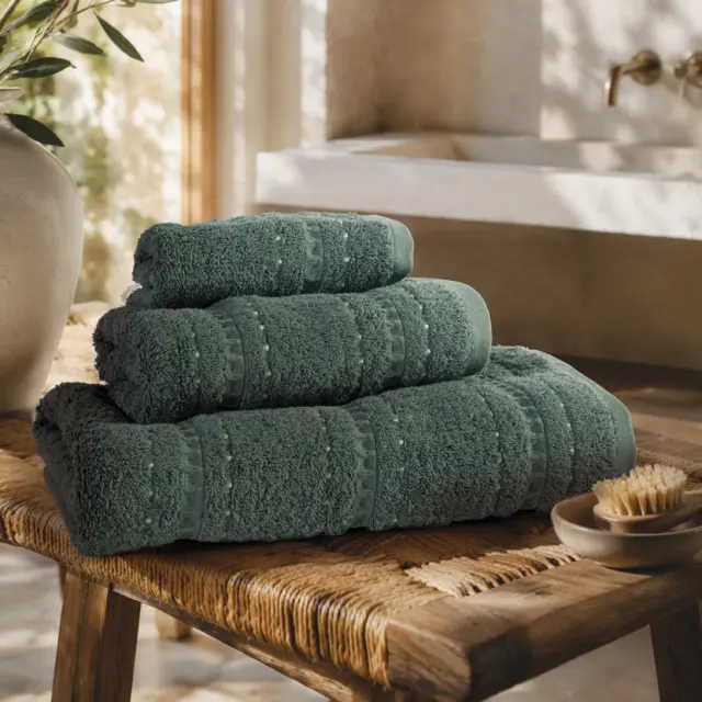 Πετσέτα Σώματος Harmony 70x140 Nef Nef Homeware, 100% BAMBAKI - GREEN (041243) 2
