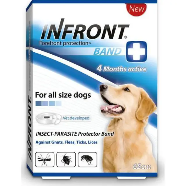 Infront Αντιπαρασιτικό Περιλαίμιο Σκύλου 65cm