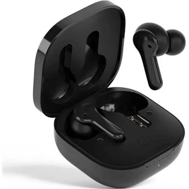 QCY T13 TWS Black Dual Driver 4-mic noise cancel. True Wireless Earbuds Quick Charge 380mAh