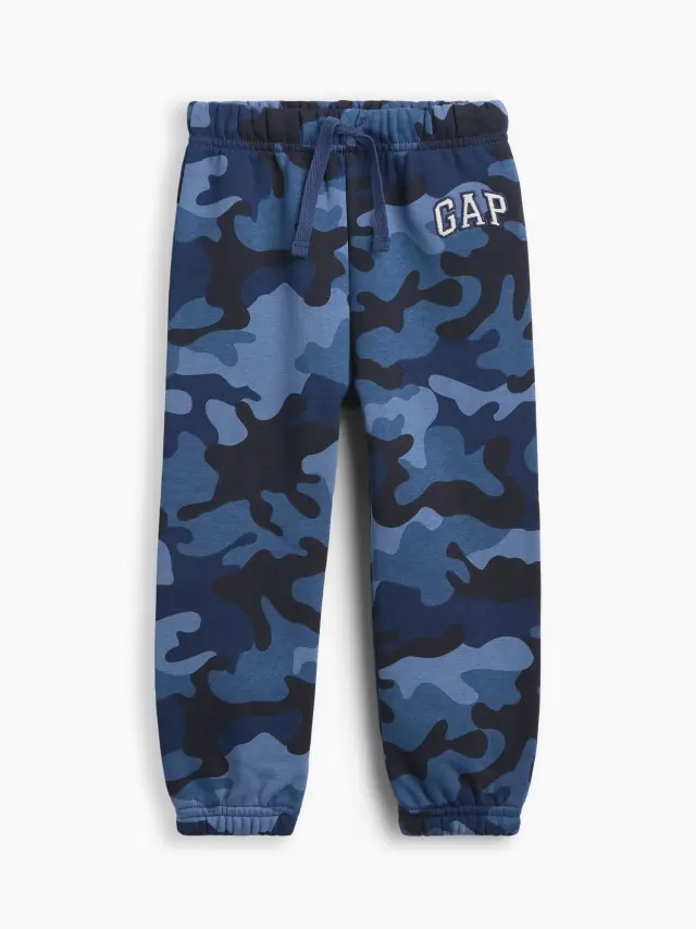 Μπλε παραλλαγή babyGap Logo Pull-On Jogger Παντελόνι Φόρμα blue camo