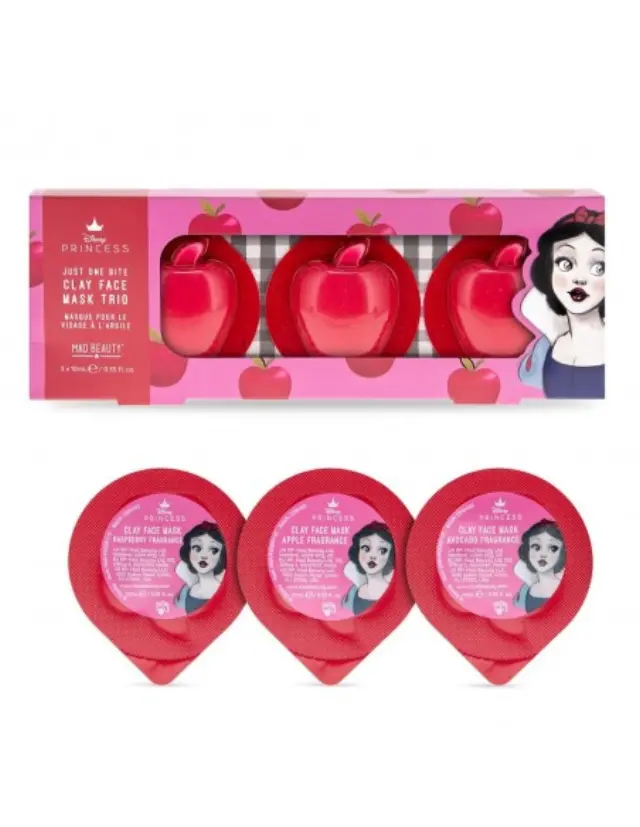 MAD BEAUTY CLAY FACE MASK SNOW WHITE TRIO 2