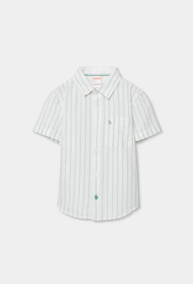 Boboli Shirt linen ριγέ για αγόρι 813024-9778