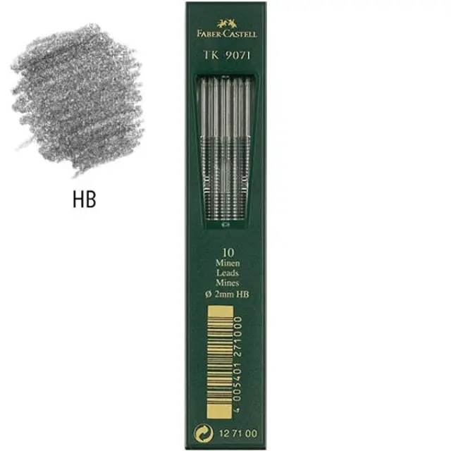 Faber-Castell Ανταλλακτικές Μύτες Μολυβιού Ø2mm - HB - 10τεμ