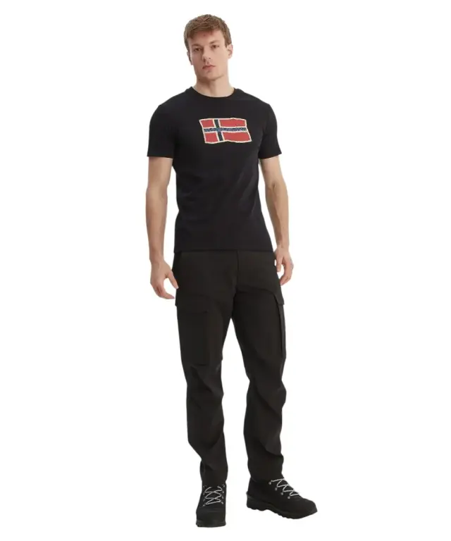 Napapijri - Ανδρικό T-shirt S-Mahsa SS NP0A4FZB-941 Μαύρο - S 3