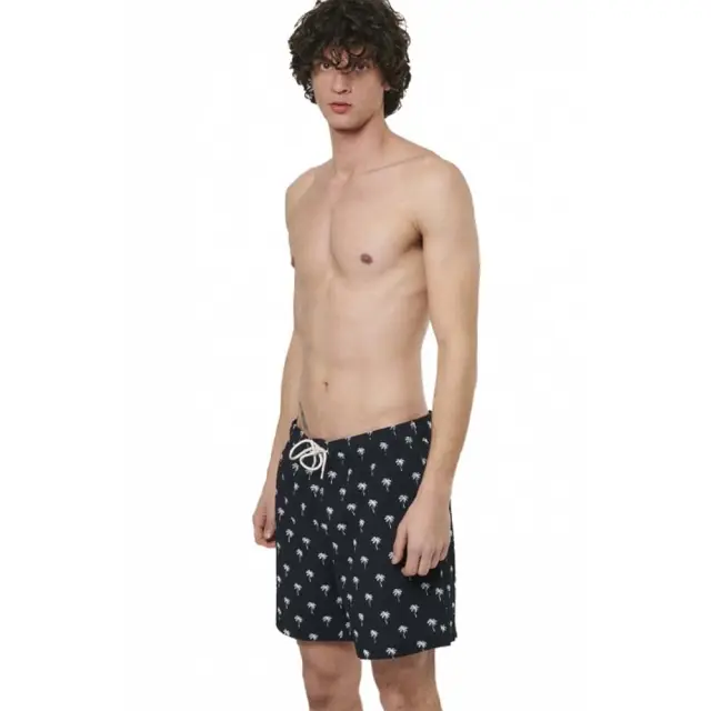 Body Action Men's Crepe Swimming Shorts Μαύρο 033531-01 (Body Action) 2