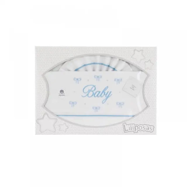 Interbaby Σετ Σεντόνια Λίκνου 3T. 50*80cm Azul 04265-11