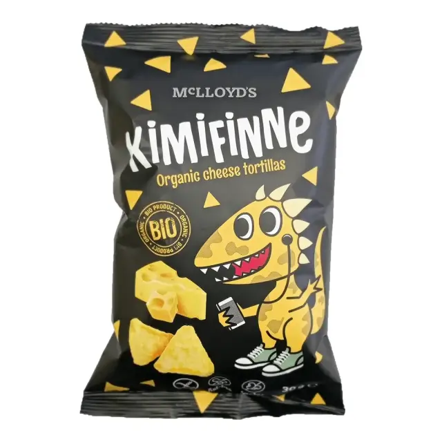 Βιολογικά Γαριδάκια με Τυρί (Tortilla) 30g - Kimifinne