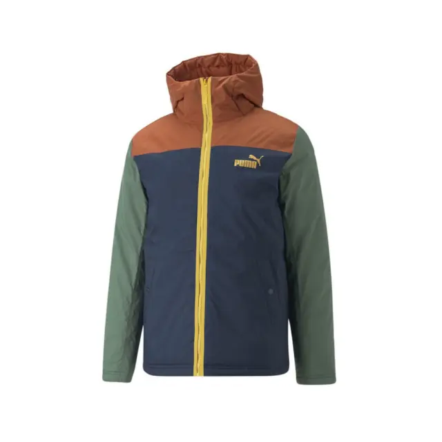 PUMA COLOURBLOCK PADDED JACKET WARM CHESTNUT - XL