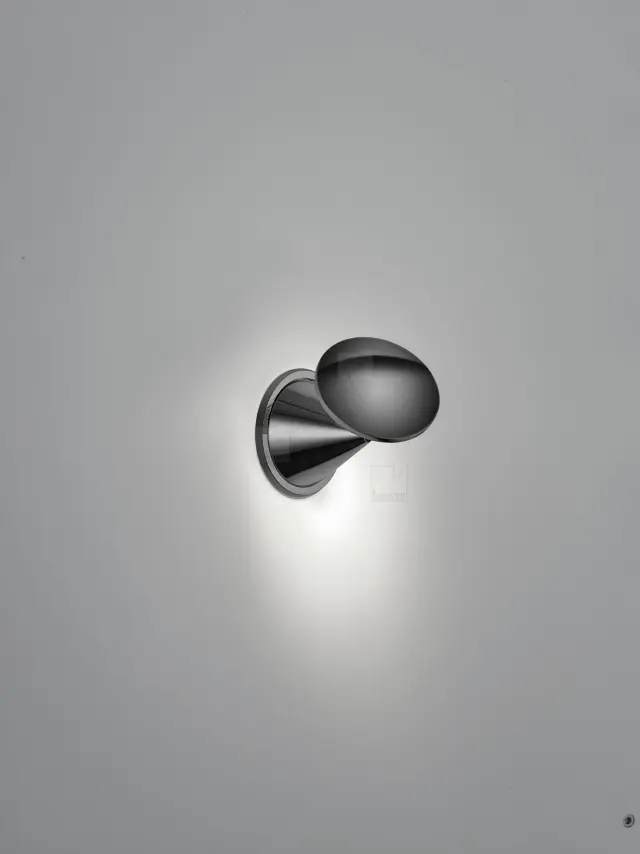 PINO Φωτιστικό Τοίχου & Οροφής LED Black Chrome IP20 Μαύρο 2