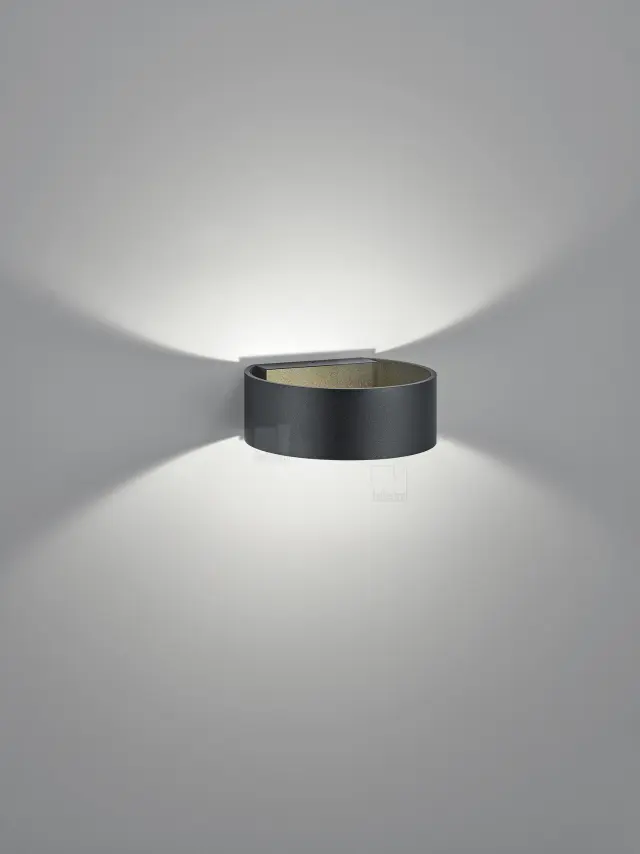 FOSCA Επιτοίχιο Φωτιστικό LED Μαύρο Ματ 9W Έμμεσου Φωτισμού IP20 2