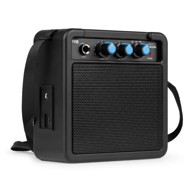 MAX GIGKIT ΦΟΡΗΤΟΣ ΕΝΙΣΧΥΤΗΣ ΗΛΕΚΤΡΙΚΗΣ ΚΙΘΑΡΑΣ 10W ΜΕ ΜΠΑΤΑΡΙΑ