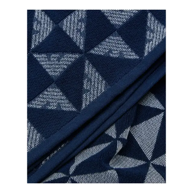 Emporio Armani Unisex Πετσέτα Θαλάσσης All-Over Eagle Logo, Χρώμα Σκούρο Μπλε - ONESIZE 2