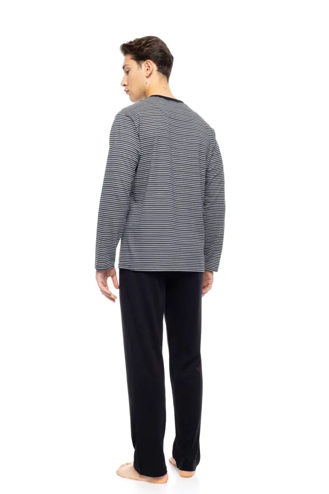 W-M795 - Type - PYJAMA STONE GREY STRIPES 3