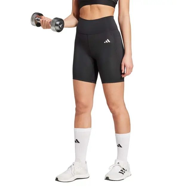 adidas Performance Women's Optime Essentials Stash Pocket 7inch Bike Shorts Μαύρο IT2281 (adidas Performance) - Large