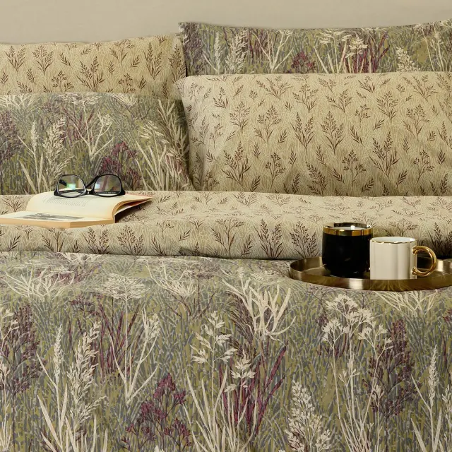 Πάπλωμα 160x240 Μονό 350gsm Ultra Line Melinen Denver Olive 100% βαμβακερό 2