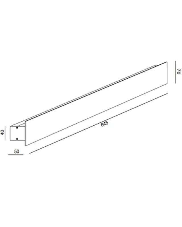 Lotus 3559-22 φωτιστικό απλίκα 64cm Άσπρο 2