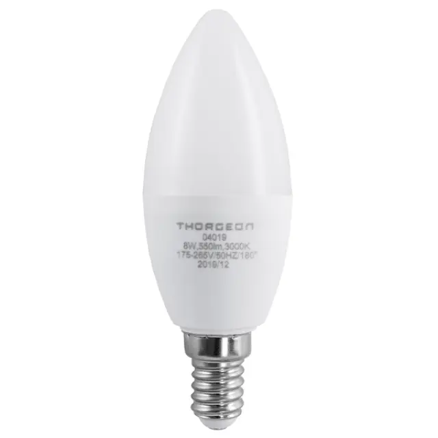 LED Light bulb 8W E14 B35 3000K 550lm