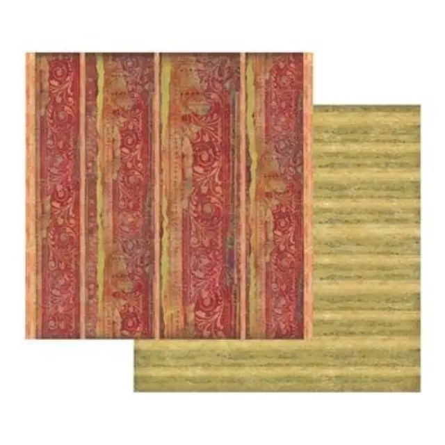 Χαρτί Scrapbooking Stamperia Διπλής Όψης - Red Texture - 31x30cm