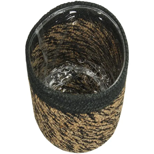 Κασπώ Μαύρο Γιούτα 21x21x15cm Σετ 5Τμχ 3