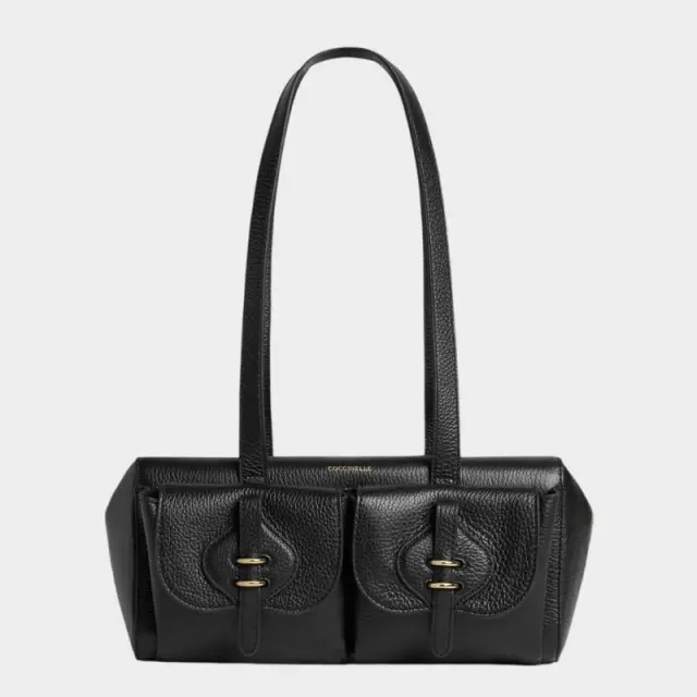Coccinelle - Γυναικεία τσάντα Ώμου Mavery Pocket Bauletto E1VGK120301-001 Μαύρο
