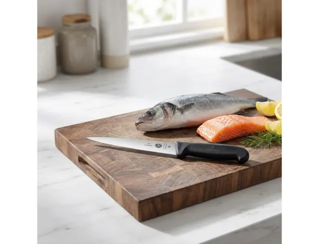 Μαχαίρι φιλεταρίσματος Victorinox Fibrox με εύκαμπτη λάμα και μήκος λεπίδας 16cm - Black5.3703.16