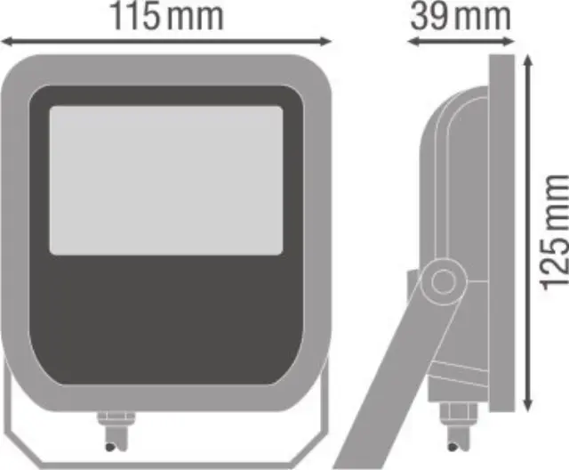 Προβολέας FLOODLIGHT 100DEG 10W 3000K IP65 Λευκός OSRAM LEDVANCE 2