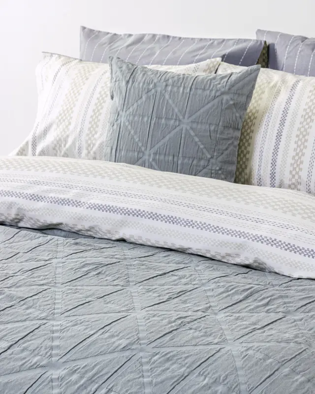 Κουβέρτα 240x260 King Size Ματλασέ 300gsm Nima Drift Gray 100% βαμβακερό 2