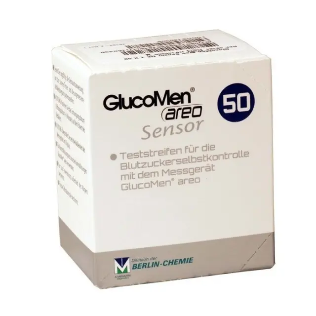 Menarini Glucomen Aereo Sensor 50pcs (Ταινίες Μέτρησης Σακχάρου 50τεμ)