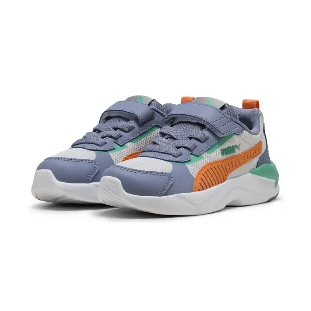 Puma X-Ray 3 LT AC (PS) (401494-08) - Γκρί-Πορτοκαλί 3