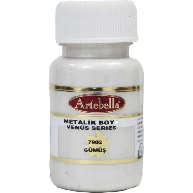 Artebella Ακρυλικό Μεταλλικό Χρώμα Venus Series - 7902 Silver - 50ml