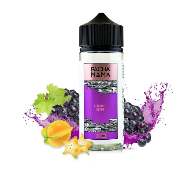 Pacha Mama Starfruit Grape 30ml (120ml) - Charlie's Chalk Dust Flavorshots