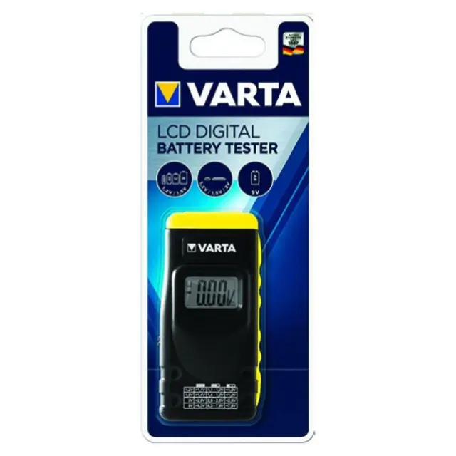 VARTA Digital Battery Tester LCD με πτυσσόμενη υποδοχή